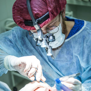 image of Doctor operating