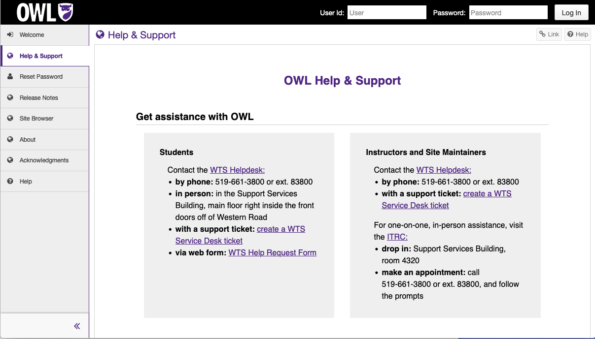 OWL-Screenshot